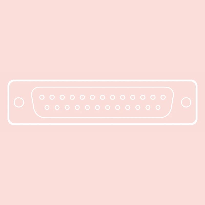 DB 25 Connector Parallel, Drucker