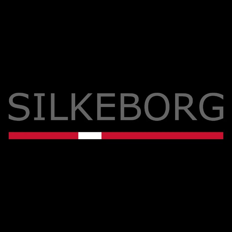 Silkeborg - Denmark Flag - Dänemark