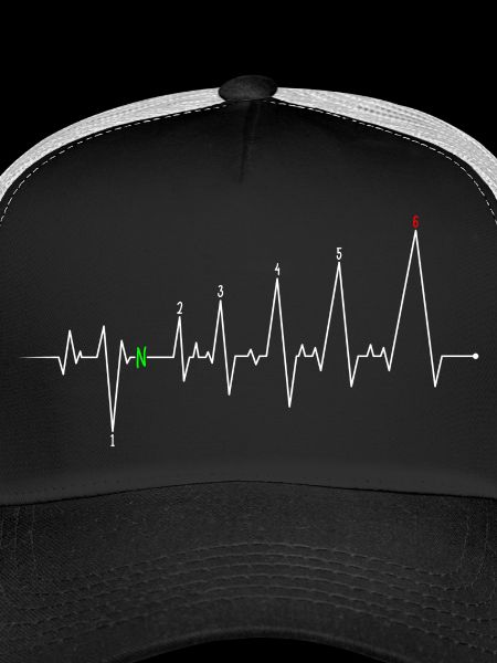 Neon-Herzschlag mit N