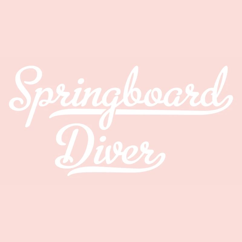 Springboard Diver Wasserspringer Turmspringer