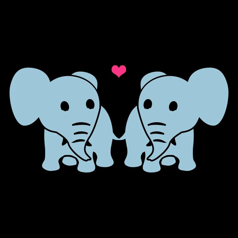 Les éléphants dans l'amour