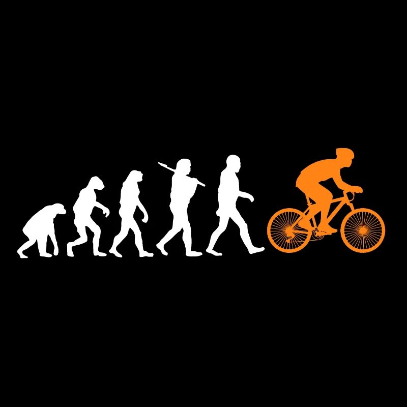 Evolution Bicycle Bicycle Cycling Gift cool