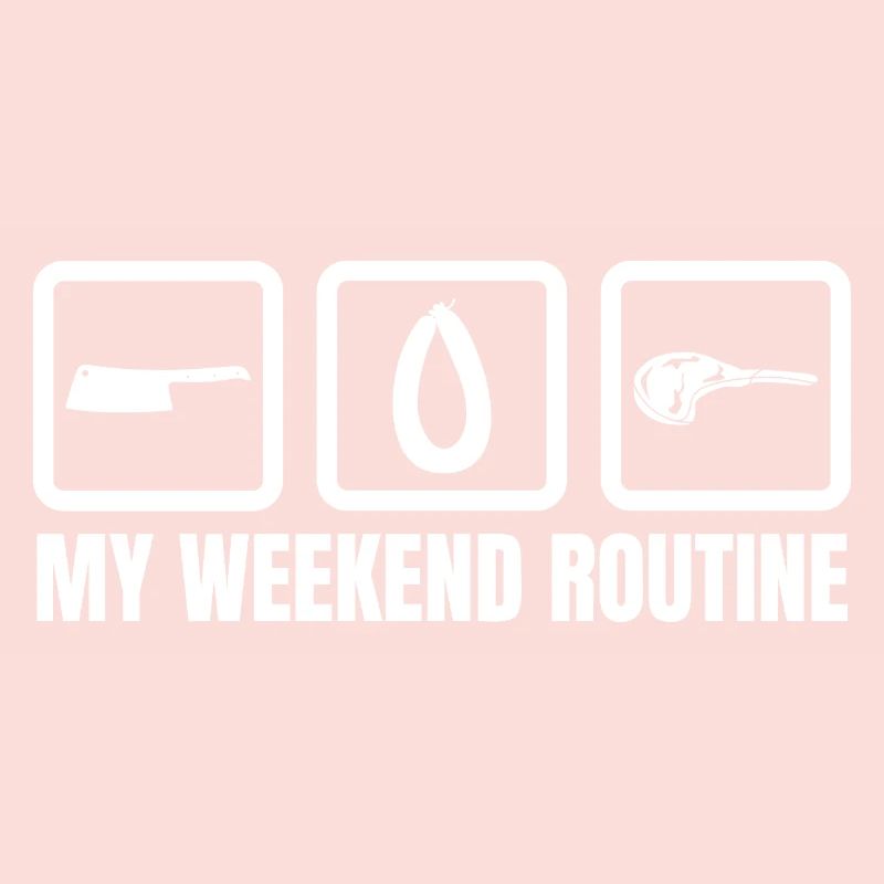 Routine du week-end chez le boucher