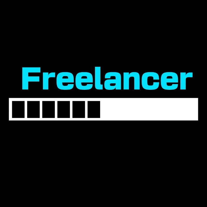 Freelancer in Progress – Selbstständigkeit Motiv
