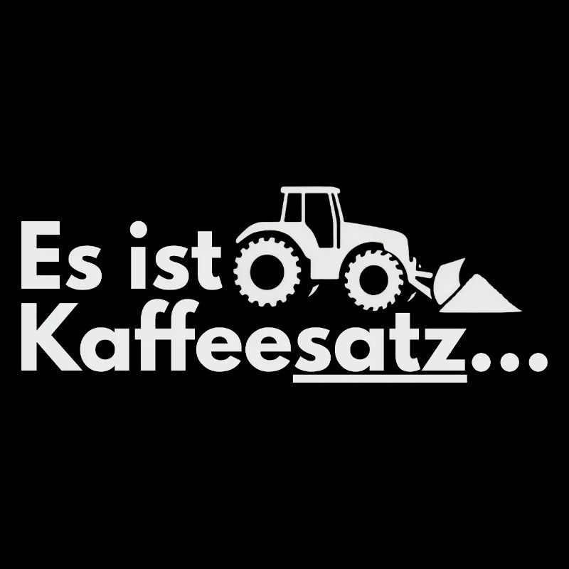 Kaffee-Ernte Traktor Motiv