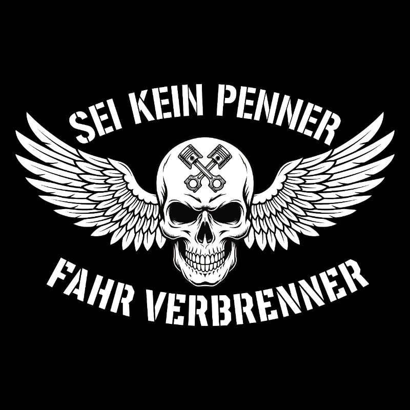 Moteur à combustion de l’attraction – Déclaration du crâne de motard