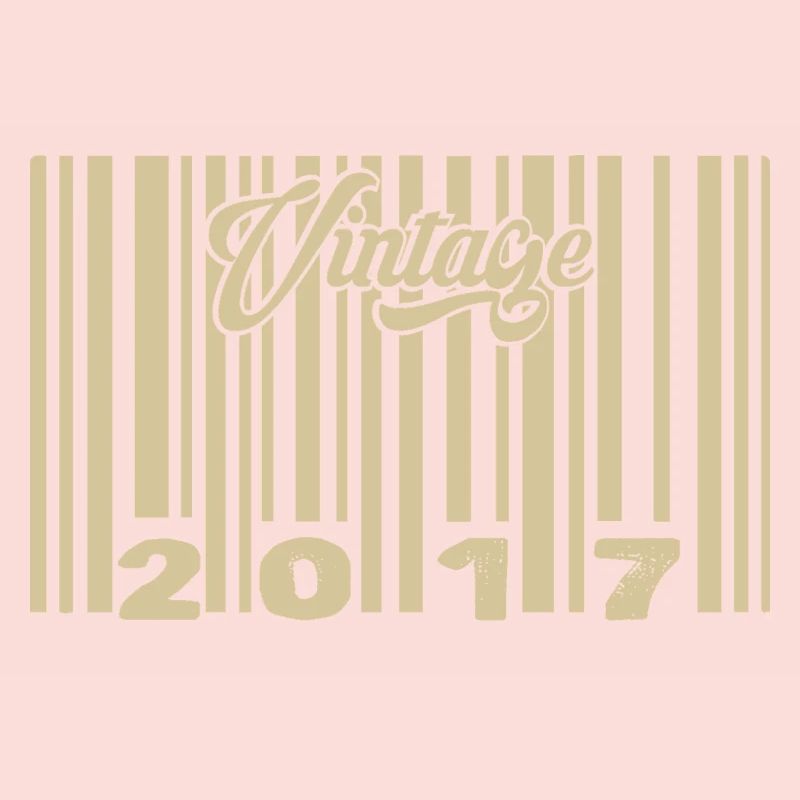 vintage 2017 Barcode 2017: Year 2025.