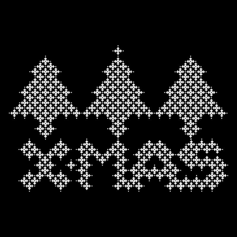 Arbre de Noël Icône graphique de Noël