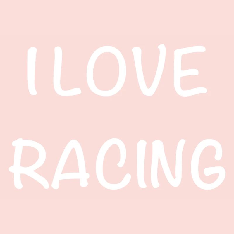 J’adore la course – Style d’écriture manuscrite