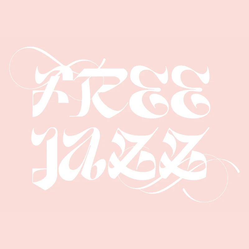 Conception typographique de jazz libre