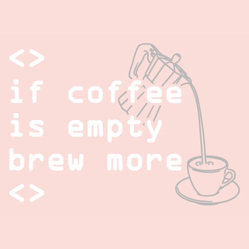 Coffee Code Saying More Brews