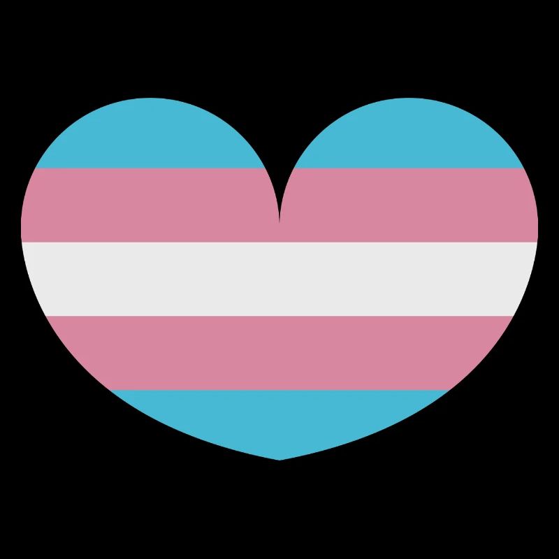 Drapeau trans heart