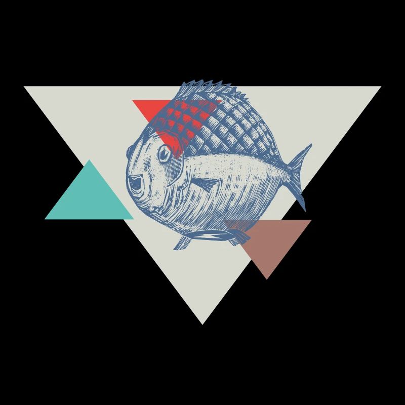 Fish triangle design