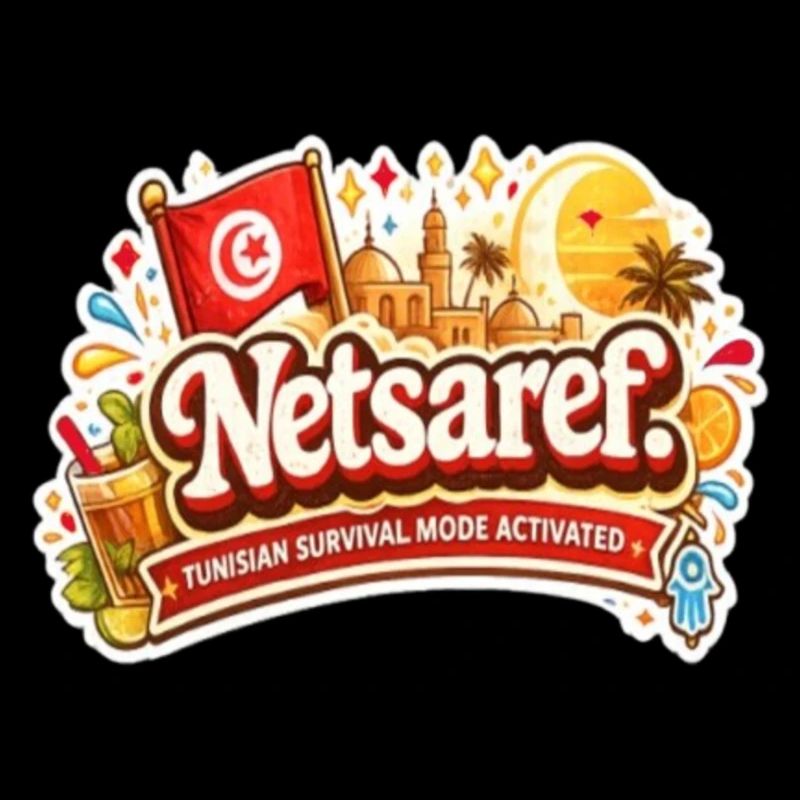 Netsaref – Funny Tunisian Survival Mode Design