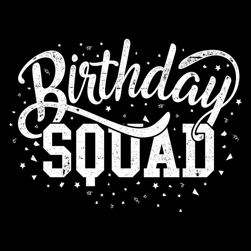 Escouade d’anniversaire Script audacieux