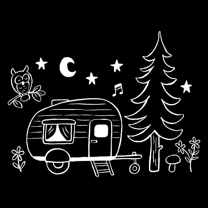 Camping im Wald