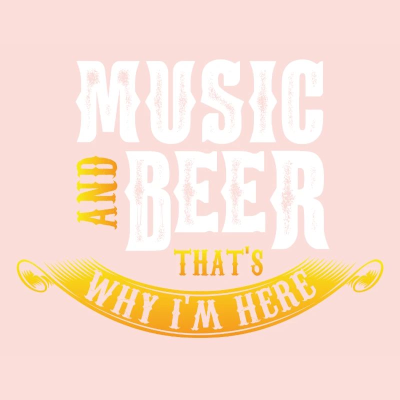 Musik und Bier deshalb bin ich hier!