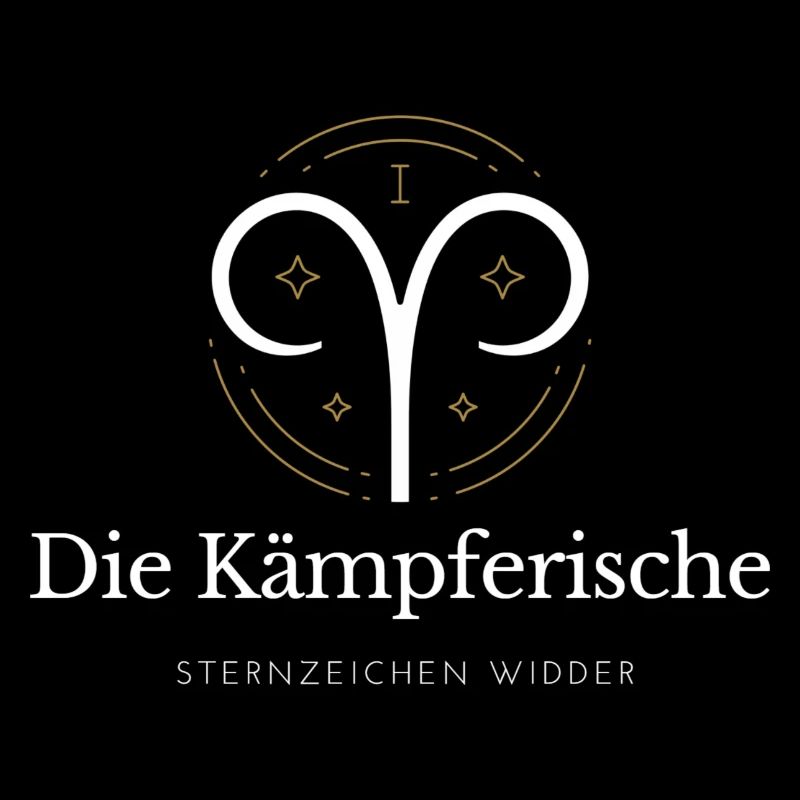 Widder Sternzeichen Logo Widder