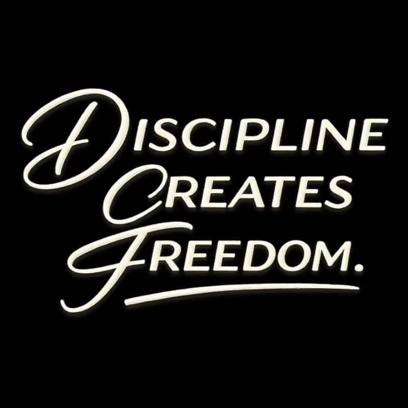 Discipline Creates Freedom Script