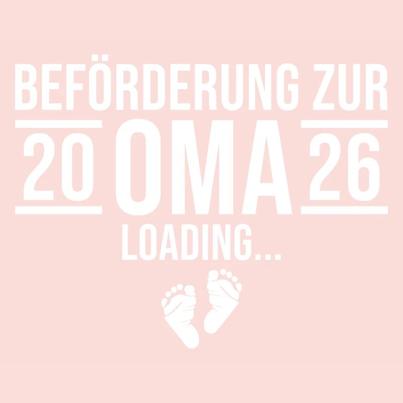 Oma 2026 loading - Werdende Großmutter