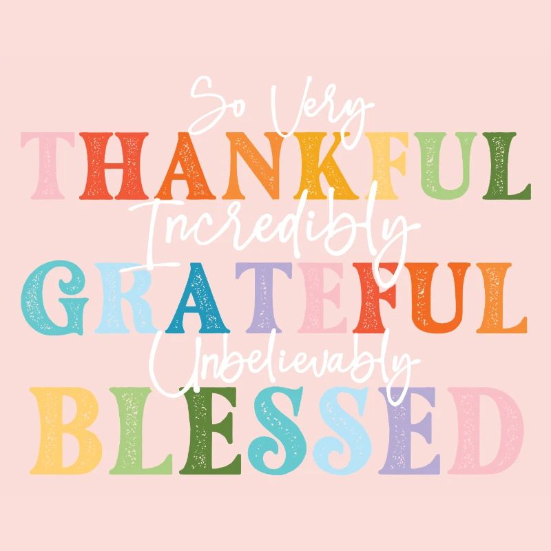 So Very Thankful Grateful Fall