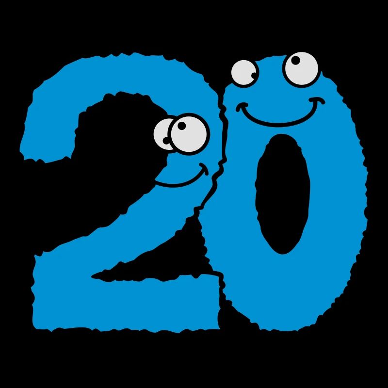 Lustiges 20 Zwanzig Comic Monster