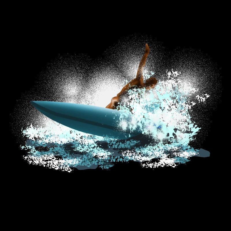 Surfer Storm Wave Surfer