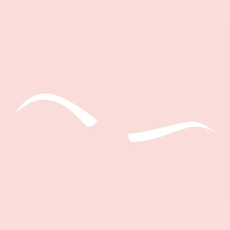 Raised Eyebrow - White