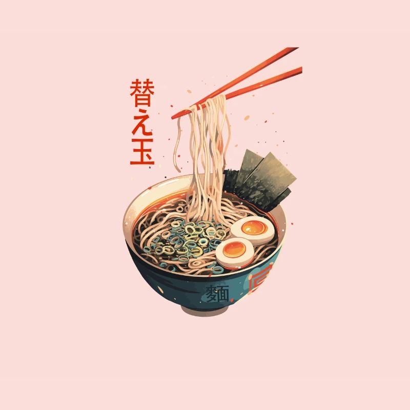 Authentic Ramen Bowl Art Authentic Ramen