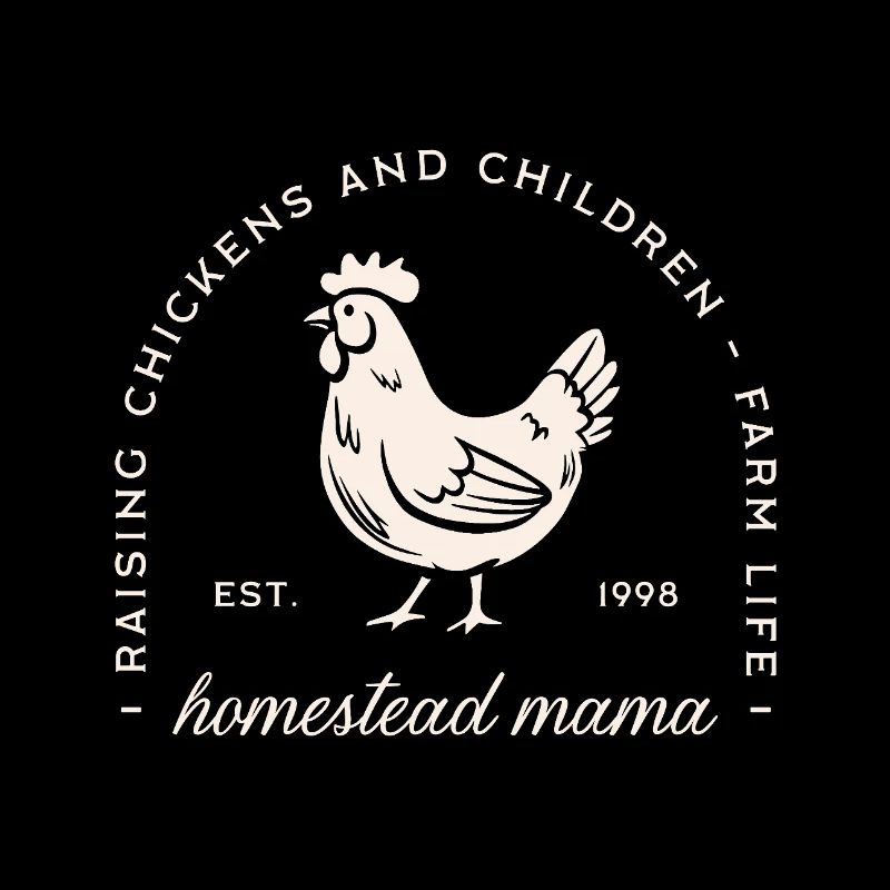 Gehöft Mutter Mutter lustiges Huhn Bauernhof Tier