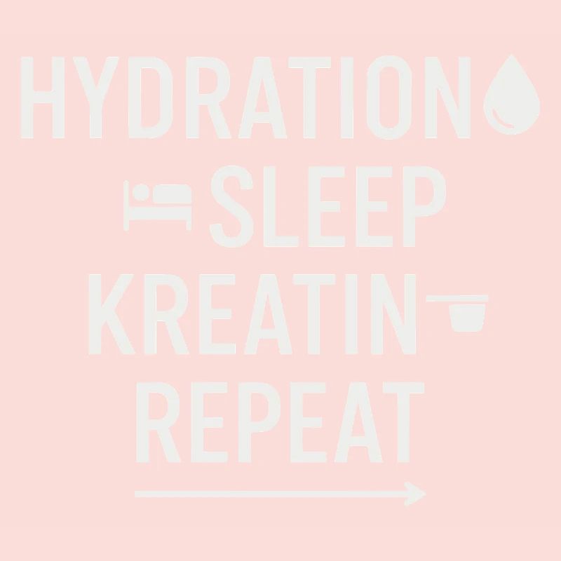Hydration Sleep Creatine Repeat