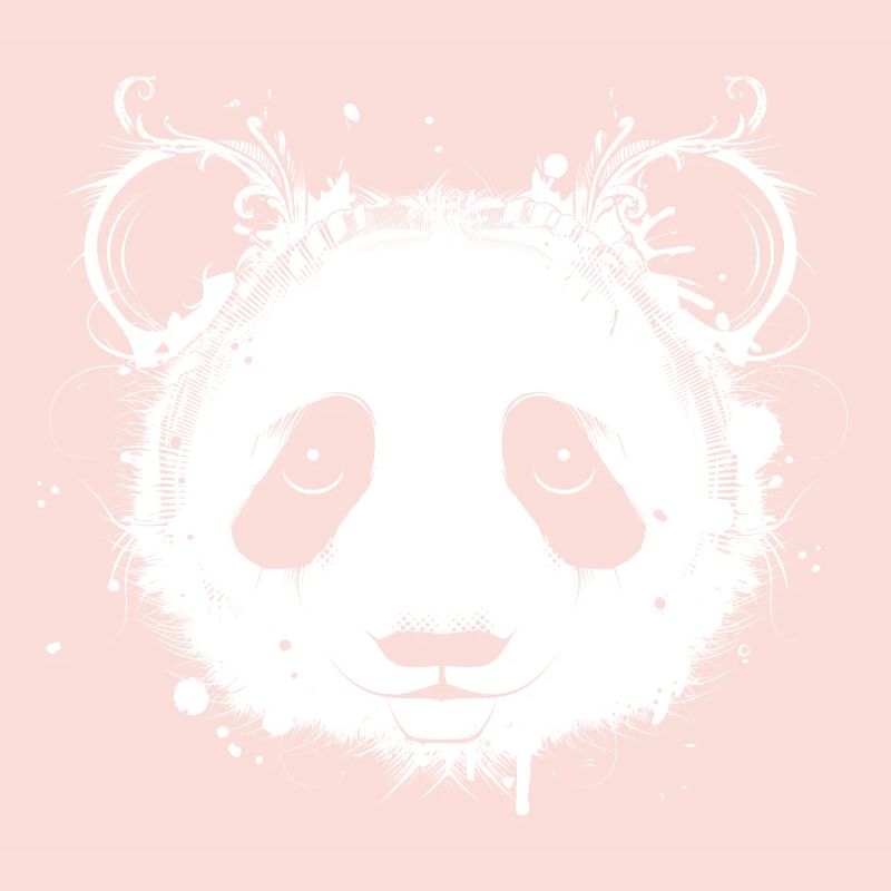 Tête de panda géant