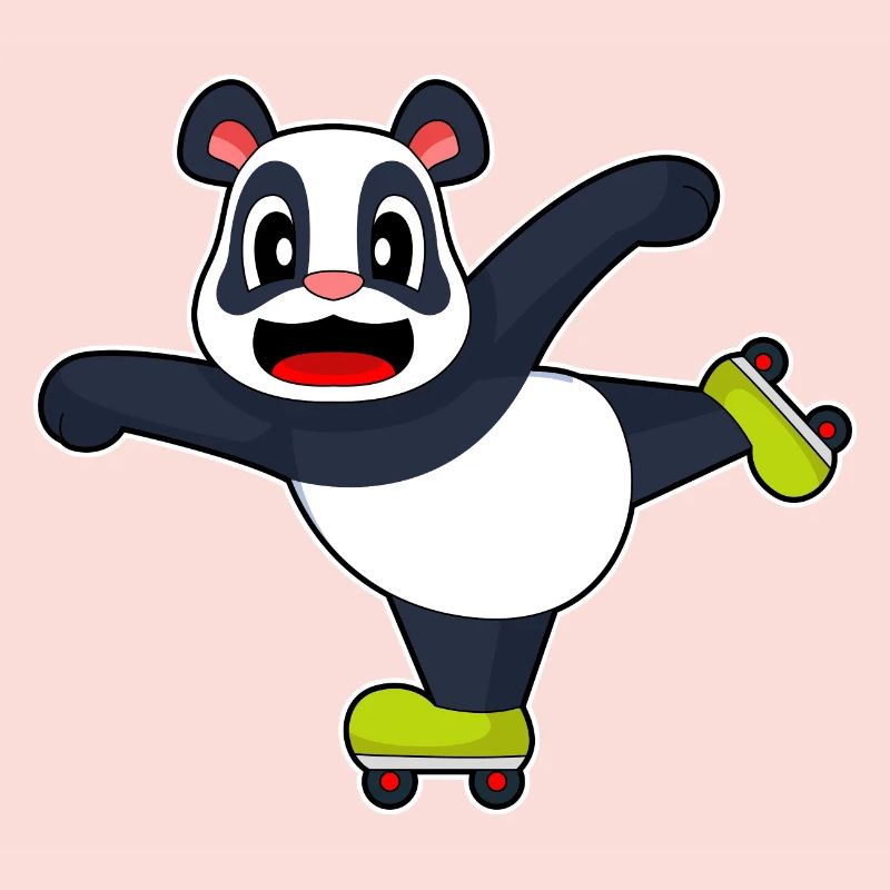 Panda Inline skating Inline skates