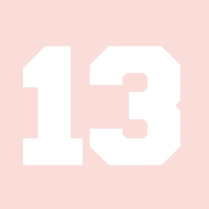 13 blanc
