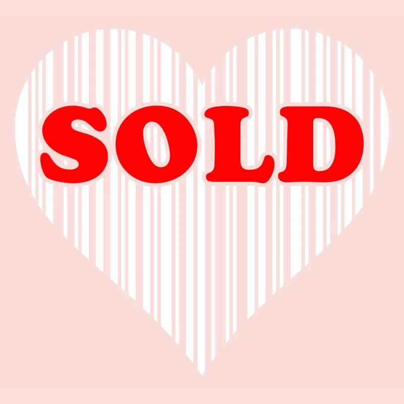 Coeur Barcode Love – Vendu Code Barcode Cadeau