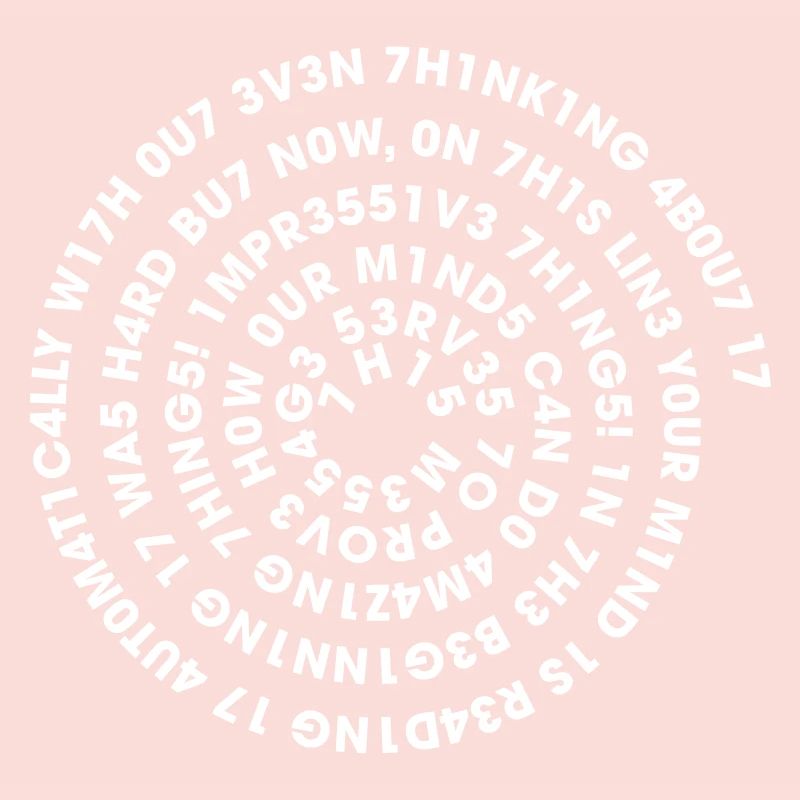 Spirale Leetspeak – Nerd Code 1337 Geek Design