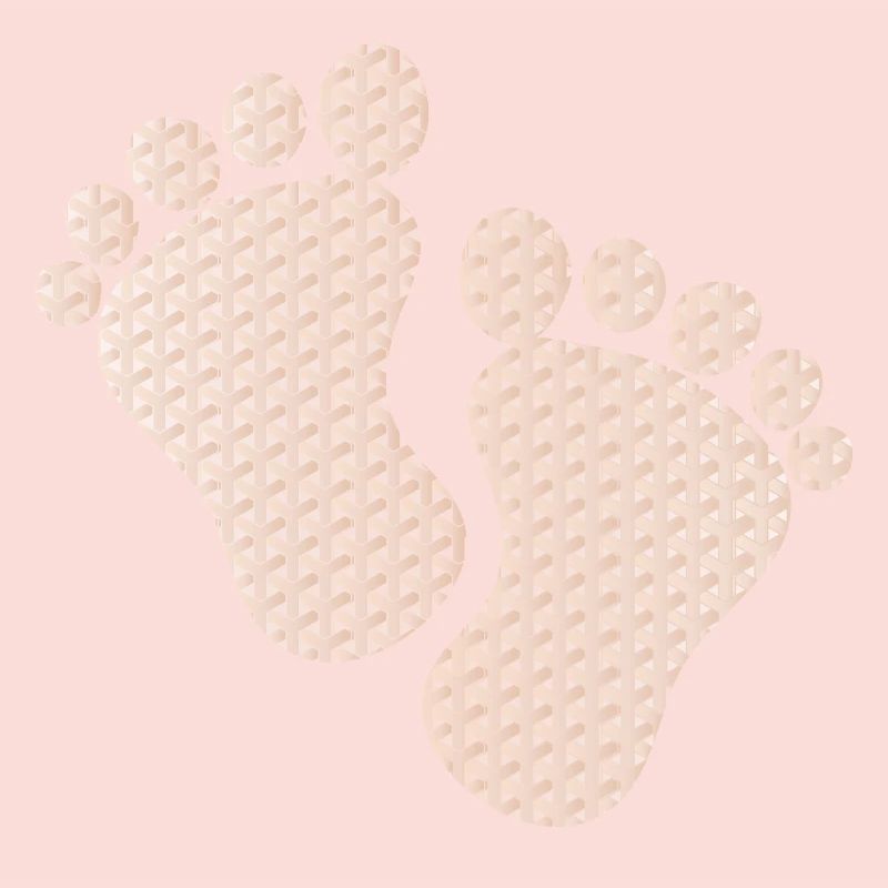 empreintes de bébé mignon