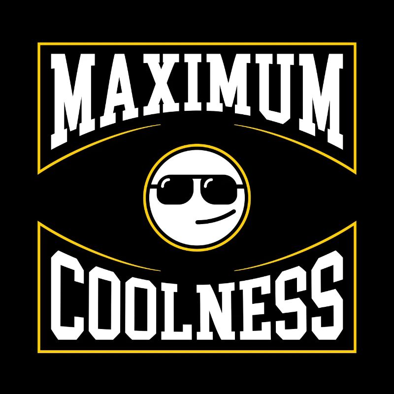 Coolitude maximale Design d’émoticône rétro