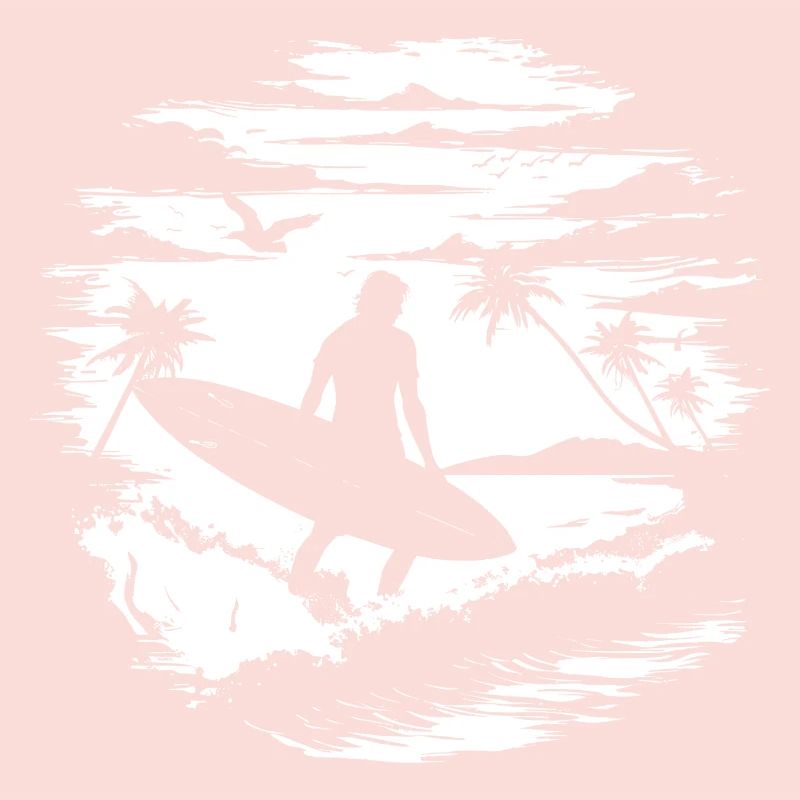Dessin de surfeur