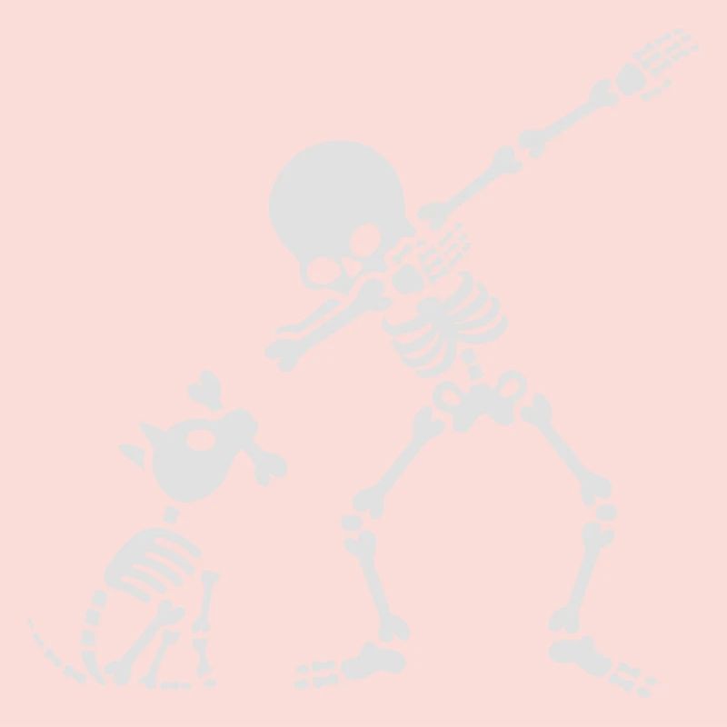 Dab dabbing skeleton Pet Dog Bone