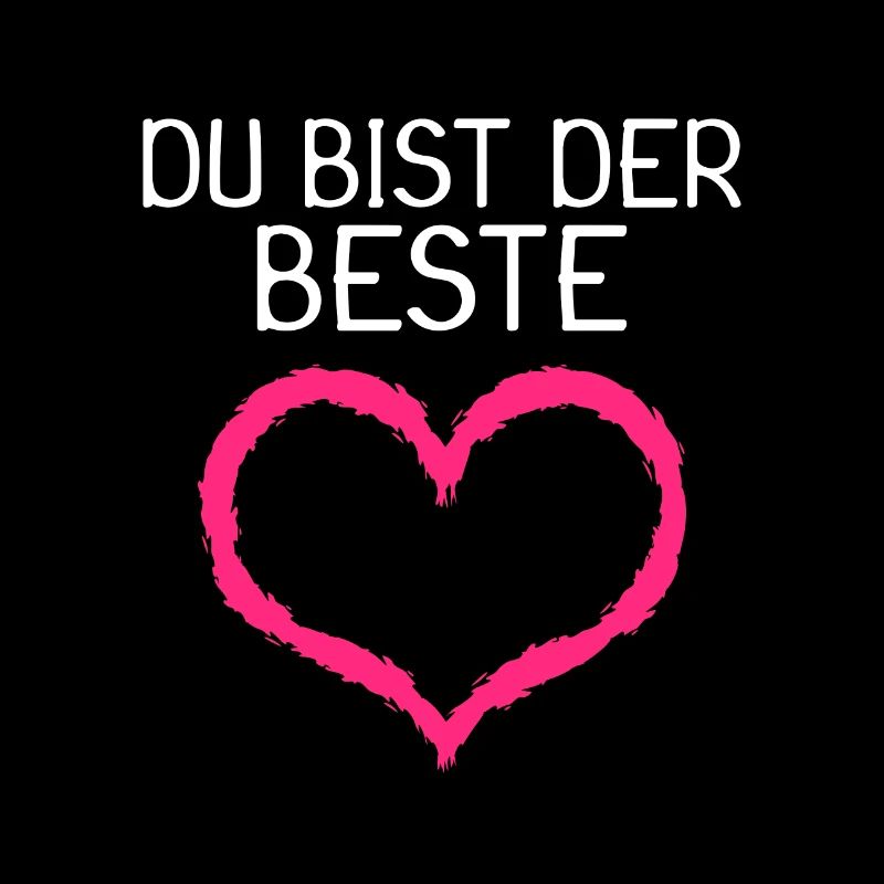 Du bist der Beste Herz Geschenk