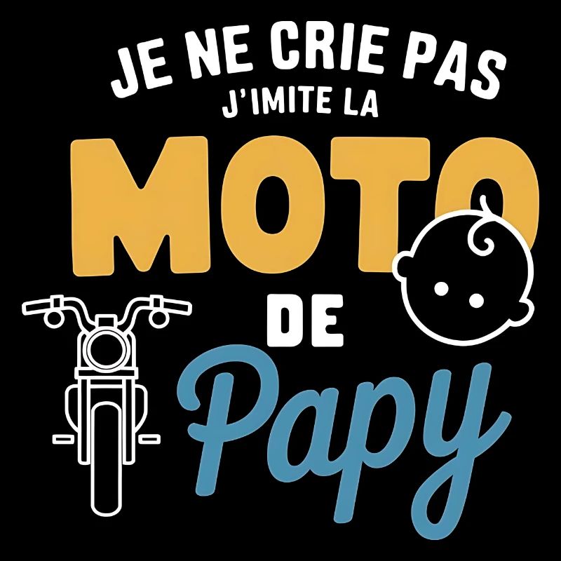 Moto de Papy - Petit imitateur