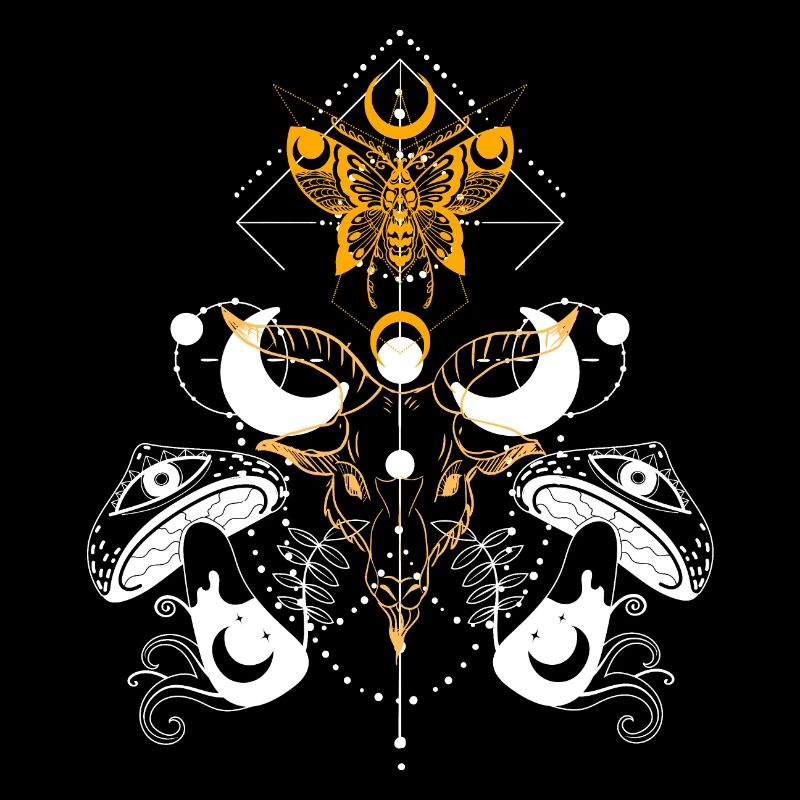 Blason géométrique orné de mandala