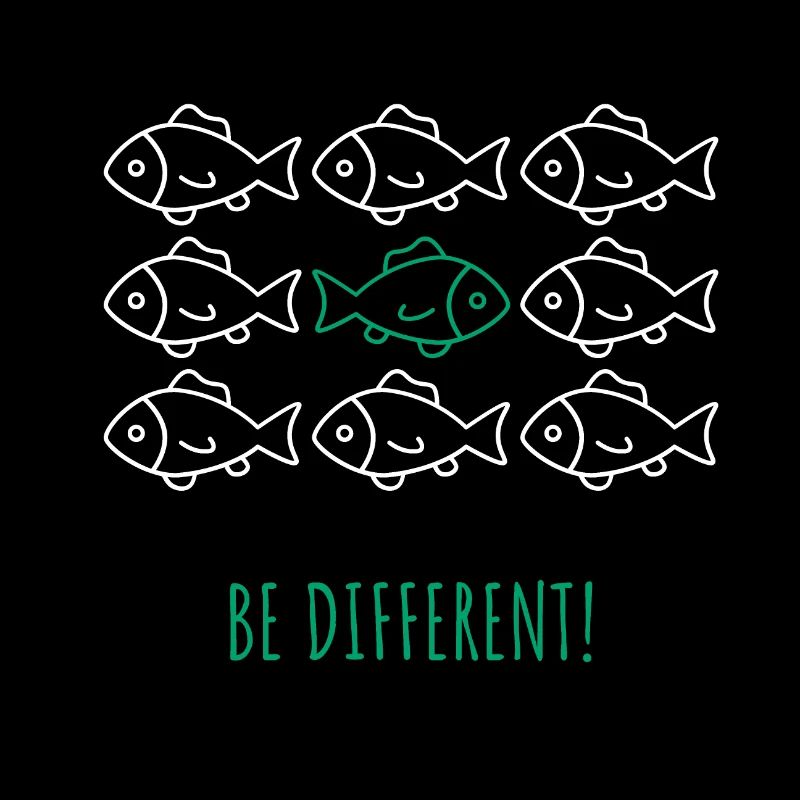 Être différent! -Être différent! École de poissons
