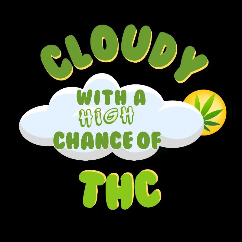 Wolkiges THC-Feier-Design