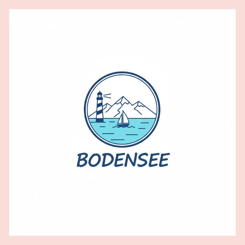 Bodensee Leuchtturm Segelboot