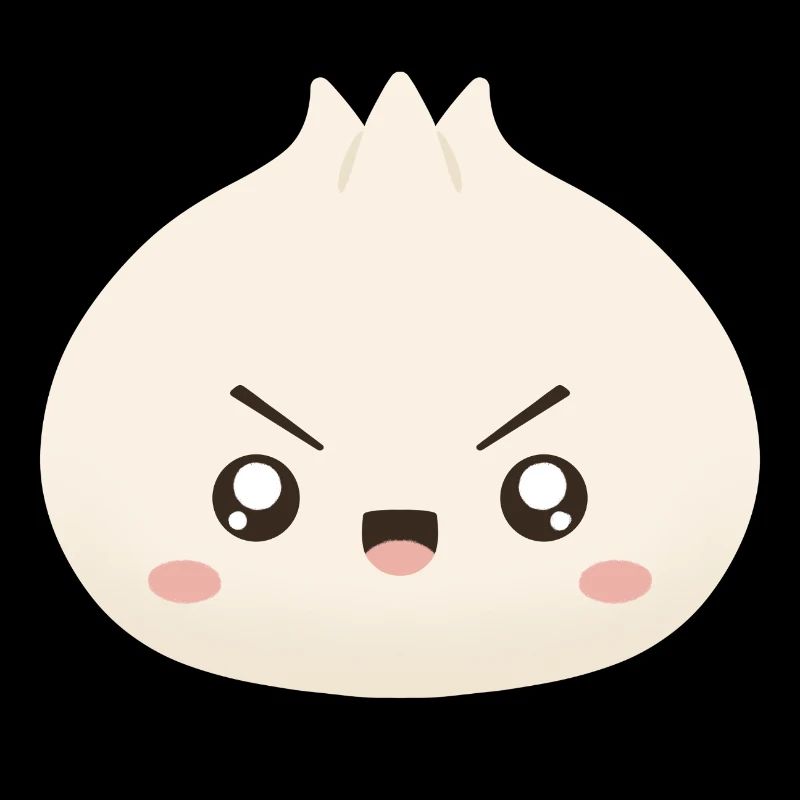 Mascotte mignonne de Grumpy Dumpling