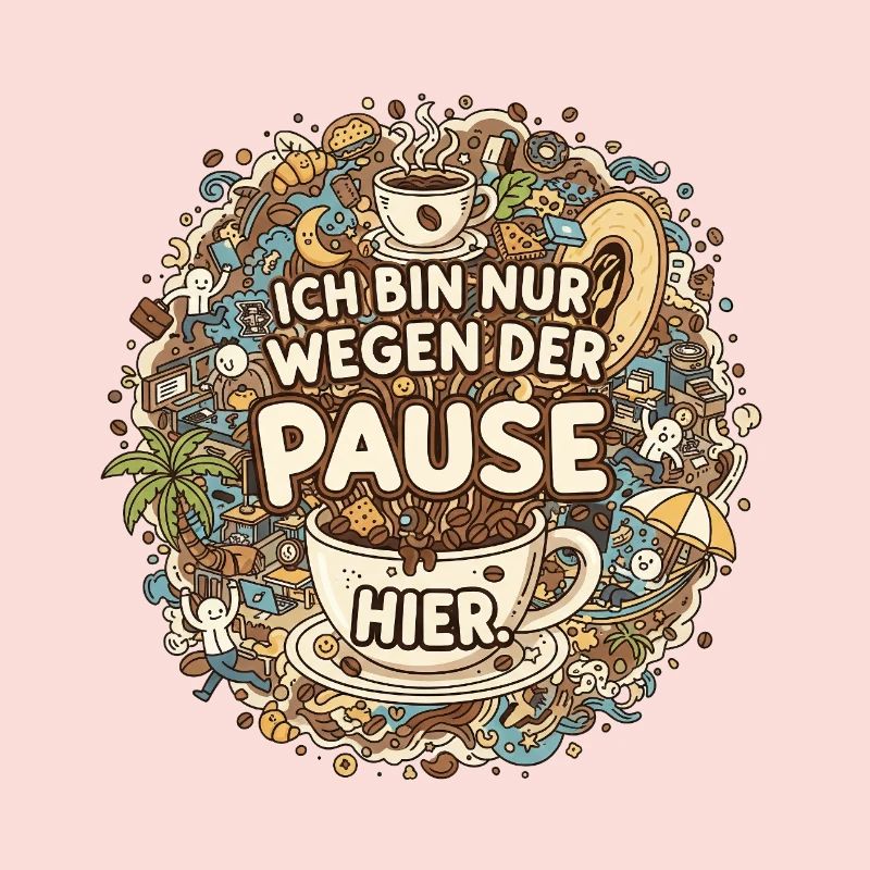 Ich bin nur wegen der Pause hier – Kaffee