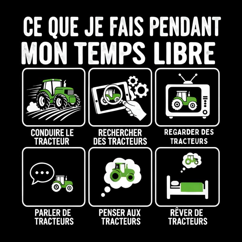 Temps libre et tracteurs: activités