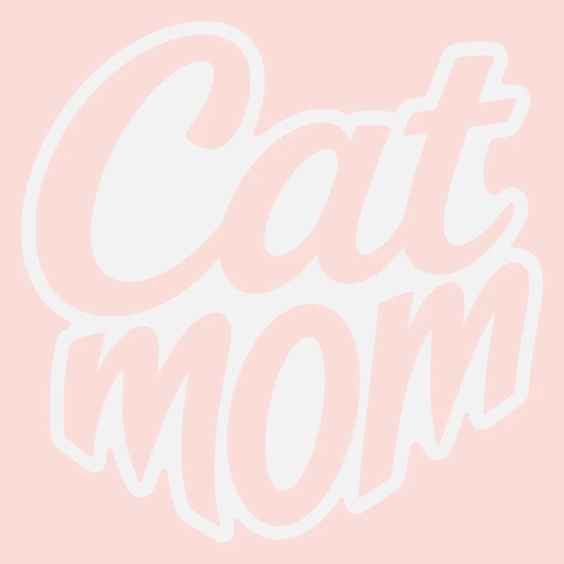Maman chat, Lettrage maman chat,